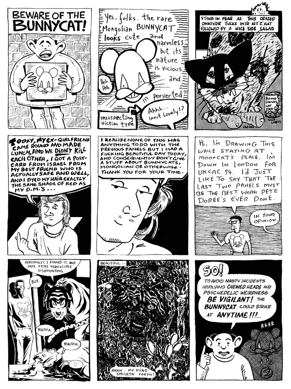1 Bob Lynch 2 Lee Kennedy 3 Alex Mason4 Pete Doree 5 Pete Doree 6 Darryl Cunningham 7 Steve Martin 8 Max Traffic 9 Terry WileyAll artwork � individual artists. Not to be reproduced without permission