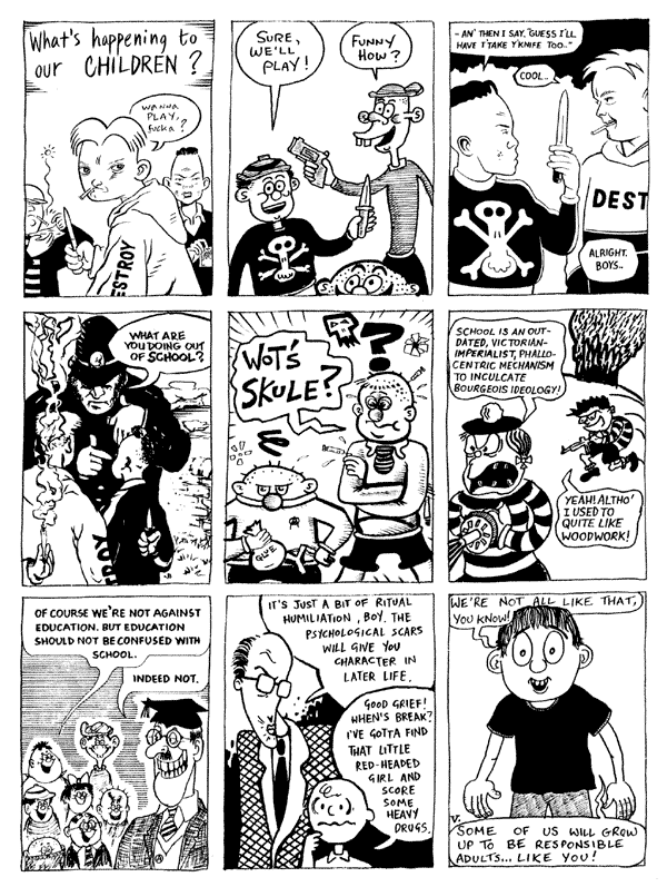 1 Casper Williams 2 Darryl Cunningham 3 Steve Martin4 Martin Hall 5 Rich Z Starbuck 6 Gavin Burrows 7 Donald Rooum 8 Chris Askham 9 Vic PrattAll artwork � individual artists. Not to be reproduced without permission